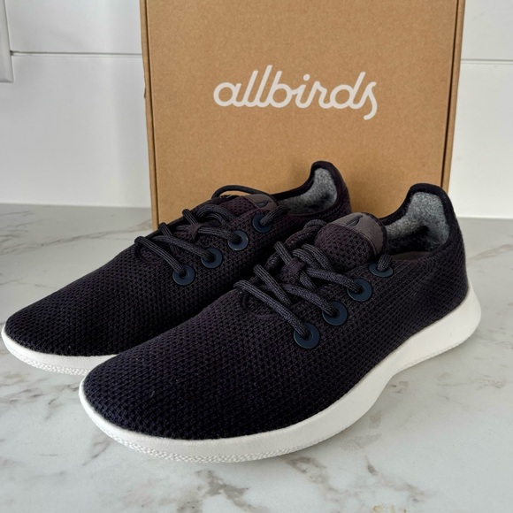 Women’s allbirds Size 10 Tree Runners in Navy Night - Picture 1 of 5